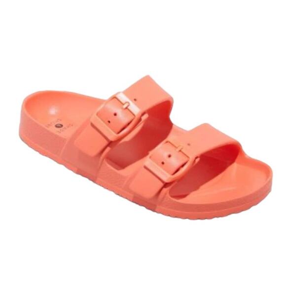 Shade & Shore Coral Beach Pool Sandals Size 6 - Picture 1 of 4